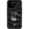 NBA Miami Heat Black Animal Print iPhone 15 Waterproof Case